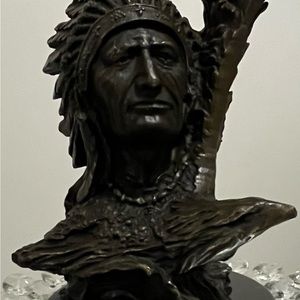 Real bronze sculpture/Original/Signed